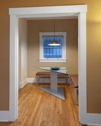 Doorway in apartment finishing photo