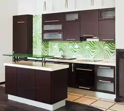 Цвет венге мебель фото кухни