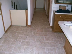 Tiles On The Floor In The Kitchen And Hallway Photo In The Apartment