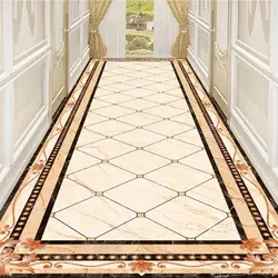 Tiles on the floor in the kitchen and hallway photo in the apartment