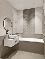 Photo of tile layout in the bathroom