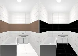 Photo Of Tile Layout In The Bathroom