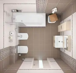 Photo of tile layout in the bathroom