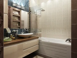 Photo of tile layout in the bathroom