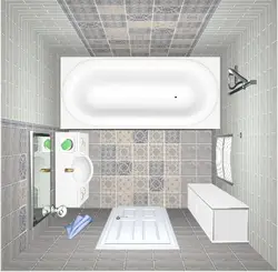 Photo Of Tile Layout In The Bathroom