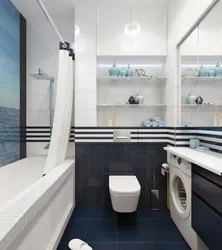 Дизайн ванны в морском стиле