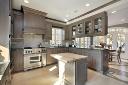 Interior kitchen renovation in the house