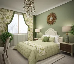 Photo Of A Bedroom In Green