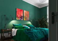 Photo Of A Bedroom In Green