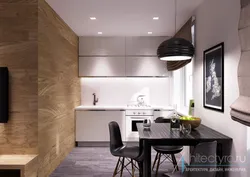 Kitchen interior in 1 apartment