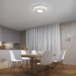 Дизайн потолочных светильников на кухню фото