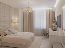 Inexpensive Bedroom Interior In Light Colors