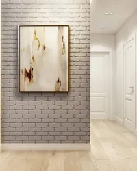 Paintings for the interior of the hallway for a bright interior