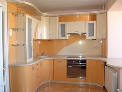 Corner kitchens with sink for a small kitchen in Khrushchev photo