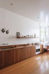 Paneling A Kitchen Wall Photo