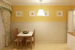Paneling a kitchen wall photo