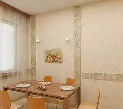 Paneling a kitchen wall photo