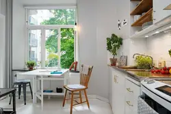 Photo Of A Simple Kitchen In An Apartment