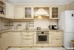 Kitchen design ivory photo