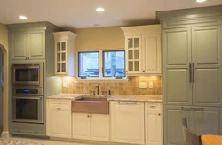 Color Combination In The Kitchen Interior Ivory