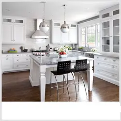 Фото дизайна кухни в белом стиле
