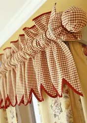 Sew beautiful curtains for the kitchen photo