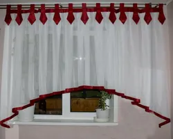 Пошить красивые шторы на кухню фото