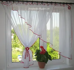 Sew beautiful curtains for the kitchen photo