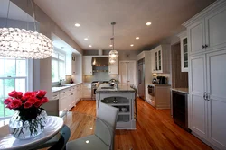 Light Bulbs In The Kitchen On The Ceiling Photo