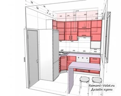 Small-Sized Kitchens 5 Sq.M. Design With Gas