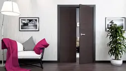 Apartment interior doors in wenge color