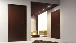 Apartment interior doors in wenge color