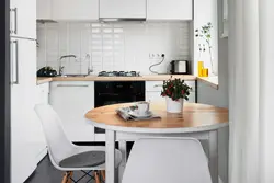 Apartment renovation photo of the kitchen of a small Khrushchev