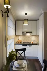 Apartment renovation photo of the kitchen of a small Khrushchev