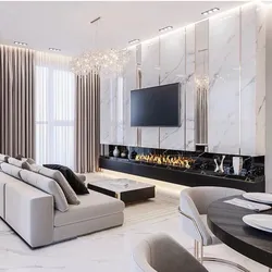 Huge Living Room Interior