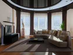 Huge living room interior