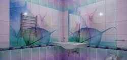 3D foto naxışlı vanna otağı panelləri