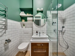 Combined bathroom color photo