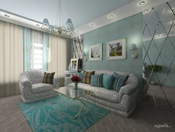 Mint living room interior photo