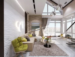 Living room design with double light