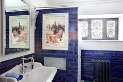 Paintings In The Bathroom In The Interior