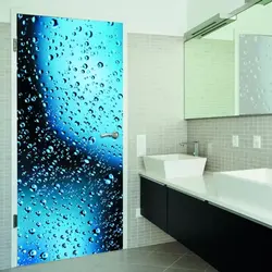 Self-adhesive film for bathroom photo