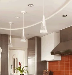 Plasterboard kitchen ceiling options photo