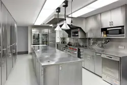 Дызайн металічнай кухні