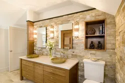 Stone Look Tiles In Bathroom Design