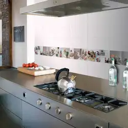 Кухня экран з пліткі фота