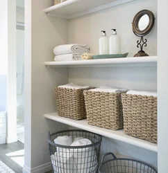 Storage In The Bathroom Photo How To Organize