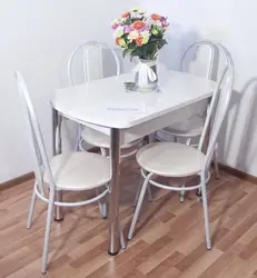 Фото кухонных столов и стульев для маленькой кухни фото