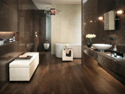 Bath With Brown Furniture Photo