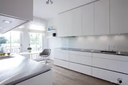 Цвет белый глянец фото кухни